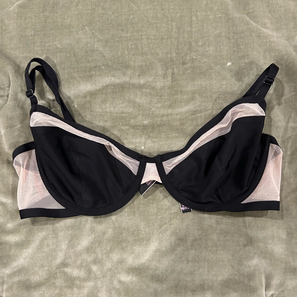 Victoria's Secret Black and Cream Bra